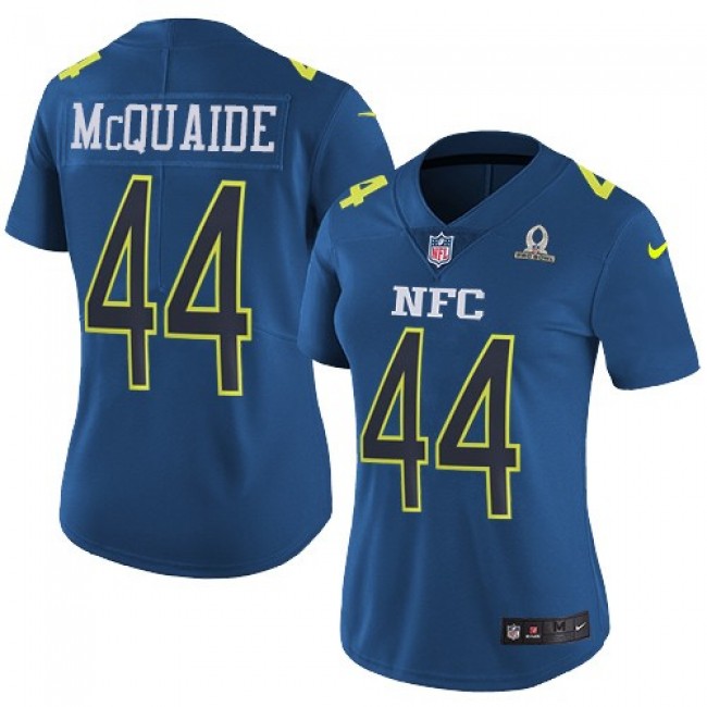 Women's Rams #44 Jacob McQuaide Navy Stitched NFL Limited NFC 2017 Pro Bowl Jersey