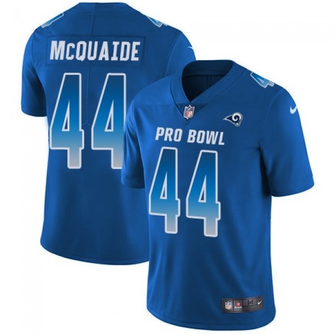 Los Angeles Rams #44 Jacob McQuaide Royal Youth Stitched NFL Limited NFC 2018 Pro Bowl Jersey