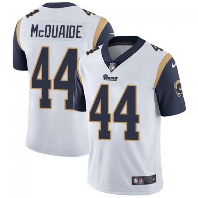 Nike Rams #44 Jacob McQuaide White Men's Stitched NFL Vapor Untouchable Limited Jersey