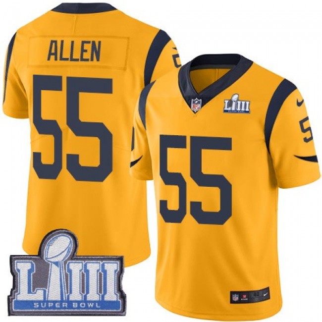 تقديمات للضيوف NFL Jersey patriots-Nike Rams #55 Brian Allen Gold Super Bowl LIII ... تقديمات للضيوف