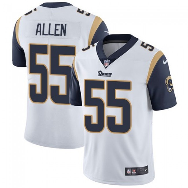 Nike Rams #55 Brian Allen White Men's Stitched NFL Vapor Untouchable Limited Jersey