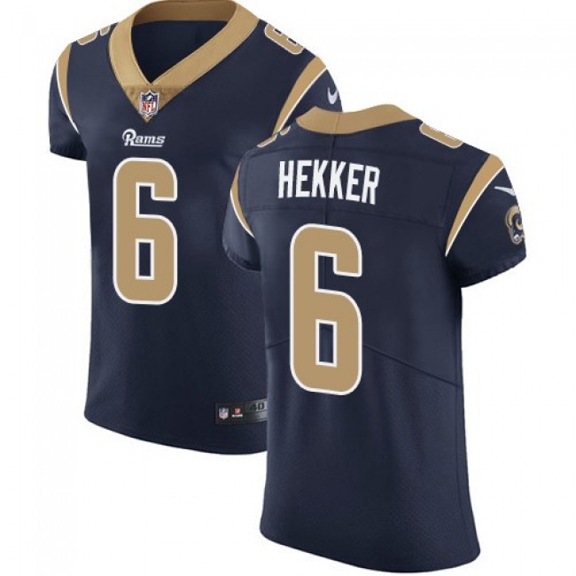 جيزيل jersey NFL Jersey xxl-Nike Rams #6 Johnny Hekker Navy Blue Team ... جيزيل