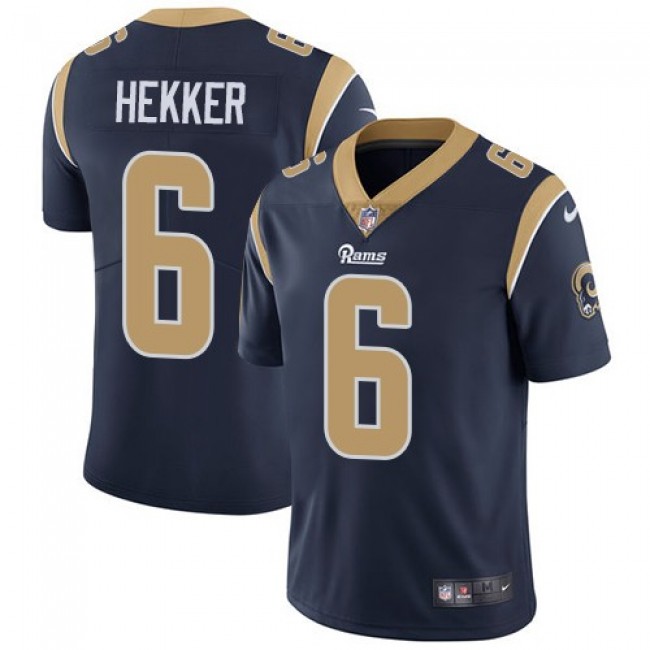 Los Angeles Rams #6 Johnny Hekker Navy Blue Team Color Youth Stitched NFL Vapor Untouchable Limited Jersey
