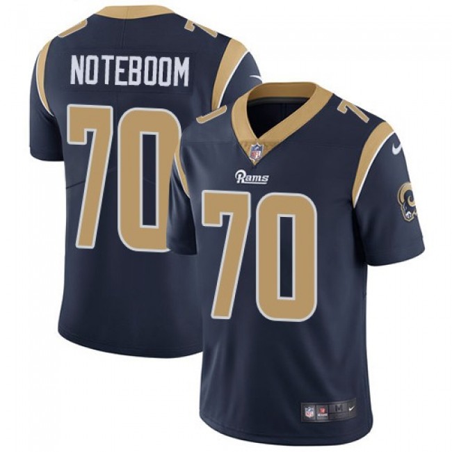 Nike Rams #70 Joseph Noteboom Navy Blue Team Color Men's Stitched NFL Vapor Untouchable Limited Jersey