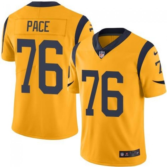 شامبو القمل سنان NFL Jersey brand-Nike Rams #76 Orlando Pace Gold Men's Stitched ... شامبو القمل سنان