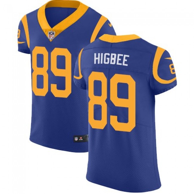 Nike Rams #89 Tyler Higbee Royal Blue Alternate Men's Stitched NFL Vapor Untouchable Elite Jersey