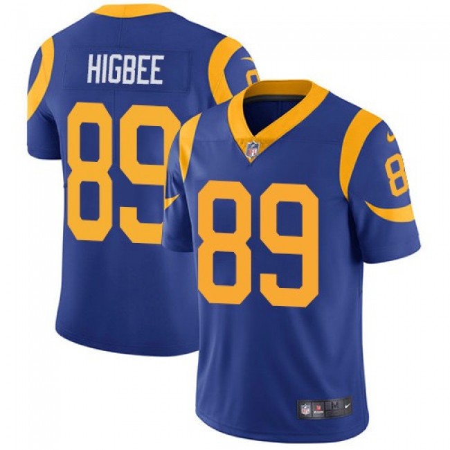 Los Angeles Rams #89 Tyler Higbee Royal Blue Alternate Youth Stitched NFL Vapor Untouchable Limited Jersey
