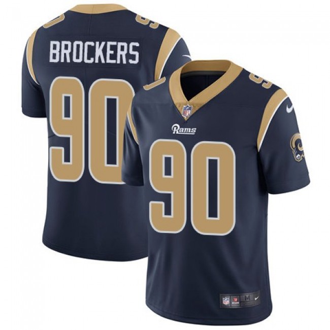 فاسد NFL Jersey Sale New York-Nike Rams #90 Michael Brockers Navy Blue ... فاسد