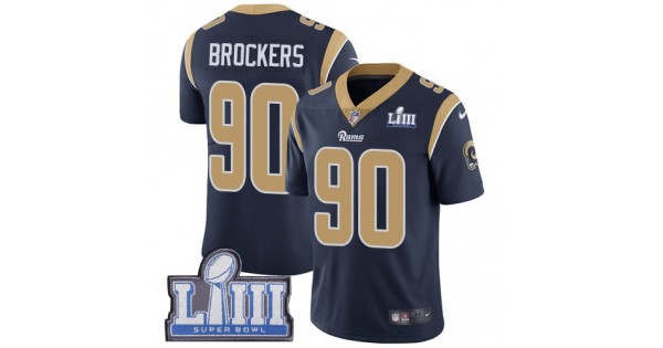 اسعار تابلت سامسونج NFL Jersey kid size chart-Nike Rams #90 Michael Brockers Navy Blue ... اسعار تابلت سامسونج