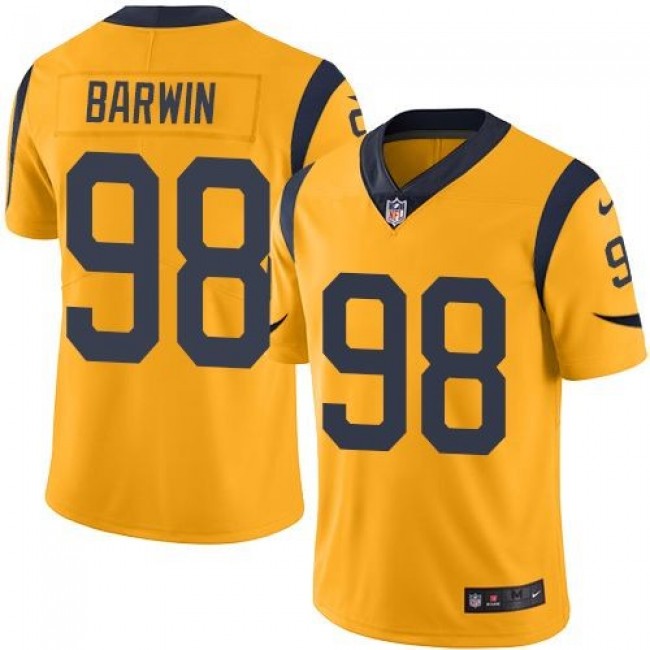 Los Angeles Rams #98 Connor Barwin Gold Youth Stitched NFL Limited Rush Jersey