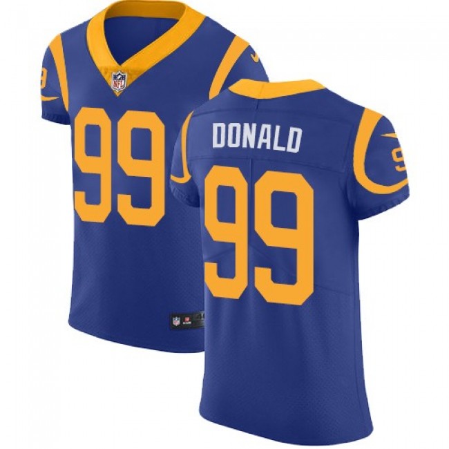 رجالي NFL Jersey USA Online-Nike Rams #99 Aaron Donald Royal Blue ... رجالي