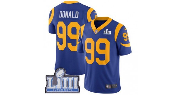 واقي شمس بيزلين للبشره الدهنيه NFL Jersey versions-Nike Rams #99 Aaron Donald Royal Blue ... واقي شمس بيزلين للبشره الدهنيه