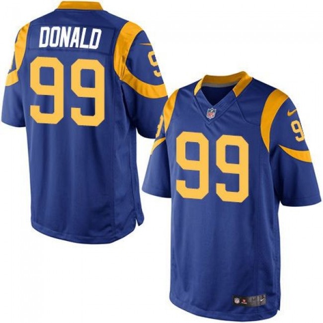 Los Angeles Rams #99 Aaron Donald Royal Blue Alternate Youth Stitched NFL Elite Jersey