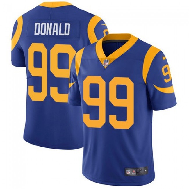 Los Angeles Rams #99 Aaron Donald Royal Blue Alternate Youth Stitched NFL Vapor Untouchable Limited Jersey