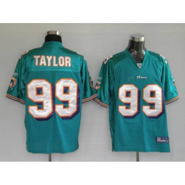 Dolphins Jason Taylor #99 Green Stitched NFL Jersey