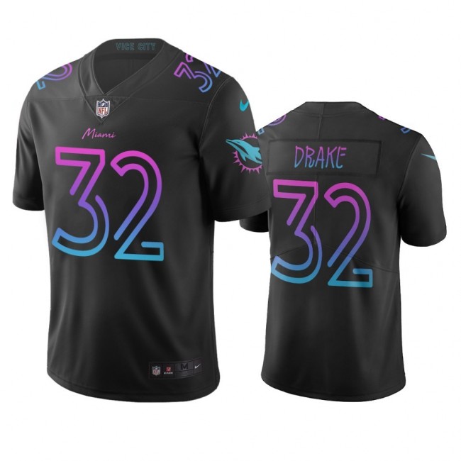 Miami Dolphins #32 Kenyan Drake Black Vapor Limited City Edition NFL Jersey