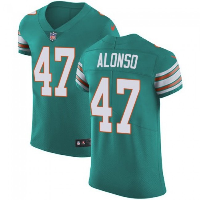 Nike Dolphins #47 Kiko Alonso Aqua Green Alternate Men's Stitched NFL Vapor Untouchable Elite Jersey