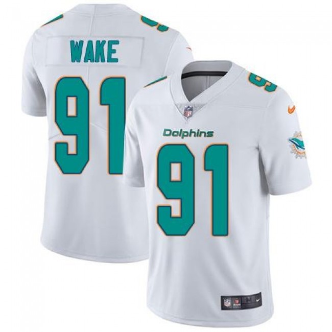 Miami Dolphins #91 Cameron Wake White Youth Stitched NFL Vapor Untouchable Limited Jersey