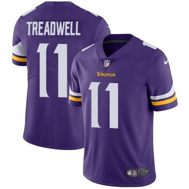 Minnesota Vikings #11 Laquon Treadwell Purple Team Color Youth Stitched NFL Vapor Untouchable Limited Jersey
