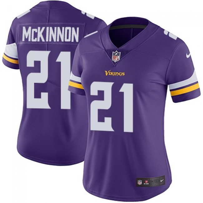 ليتك معي NFL Jersey number 90-Women's Vikings #21 Jerick McKinnon Purple ... ليتك معي