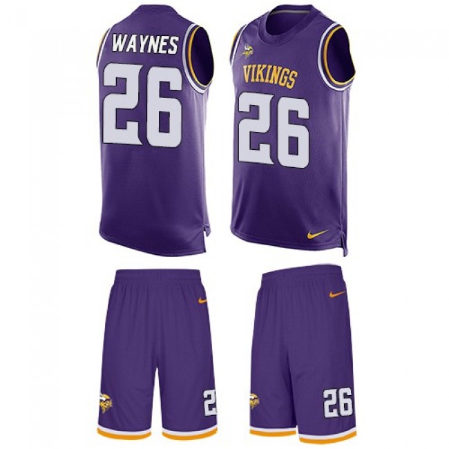 Nike Minnesota Vikings No26 Trae Waynes Purple Team Color Youth Stitched NFL Vapor Untouchable Limited Jersey