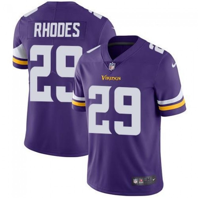 Minnesota Vikings #29 Xavier Rhodes Purple Team Color Youth Stitched NFL Vapor Untouchable Limited Jersey