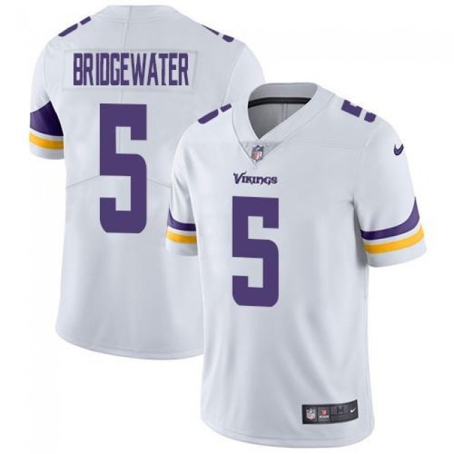 Minnesota Vikings #5 Teddy Bridgewater White Youth Stitched NFL Vapor Untouchable Limited Jersey