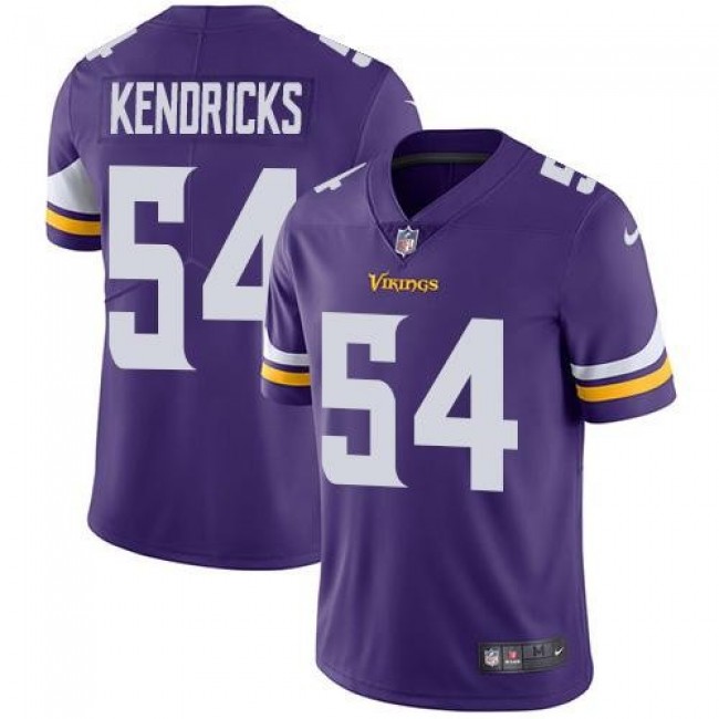 Nike Vikings #54 Eric Kendricks Purple Team Color Men's Stitched NFL Vapor Untouchable Limited Jersey