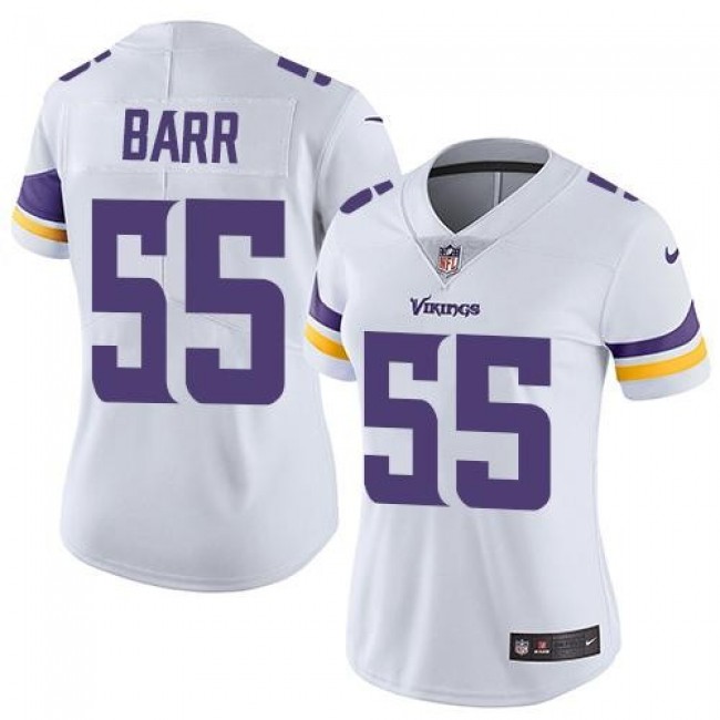 Women's Vikings #55 Anthony Barr White Stitched NFL Vapor Untouchable Limited Jersey