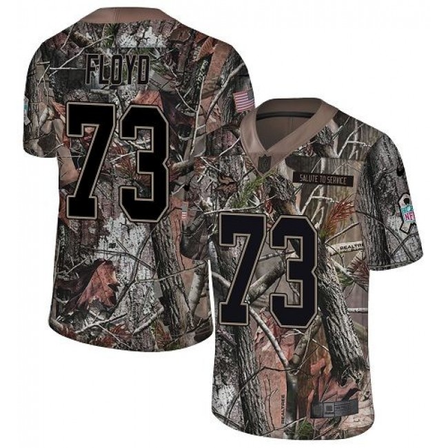 Nike Vikings #73 Sharrif Floyd Camo Men's Stitched NFL Limited Rush Realtree Jersey