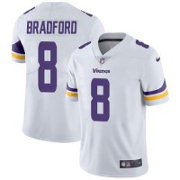 عطر بيبي جونسون personalized NFL Jersey-Minnesota Vikings #8 Sam Bradford White ... عطر بيبي جونسون