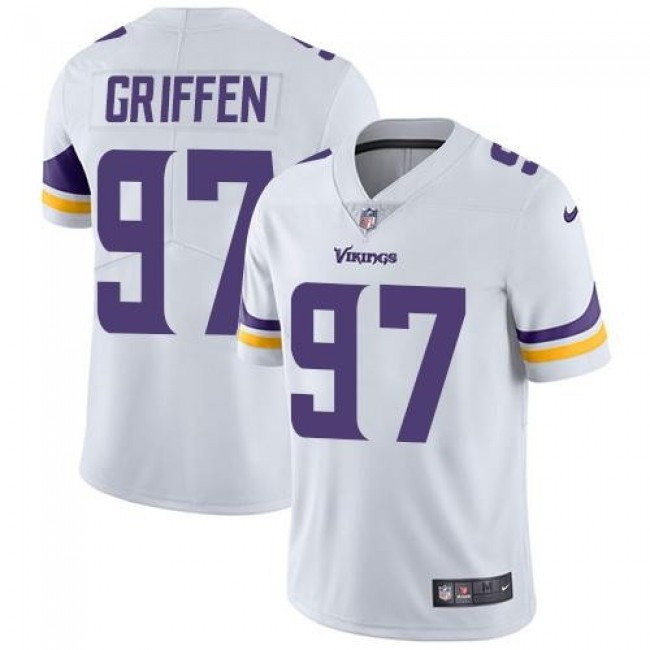 Minnesota Vikings #97 Everson Griffen White Youth Stitched NFL Vapor Untouchable Limited Jersey