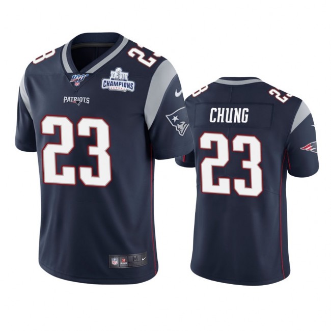 مساحة السطح NFL Jersey Blue And White-New England Patriots #23 Patrick Chung ... مساحة السطح