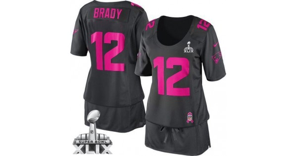تيكا ماسالا NFL Jersey holder-Women's Patriots #12 Tom Brady Dark Grey Super ... تيكا ماسالا