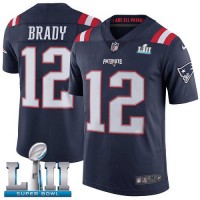 عضلة الورك NFL Jersey Home-New England Patriots #12 Tom Brady Navy Blue Super ... عضلة الورك