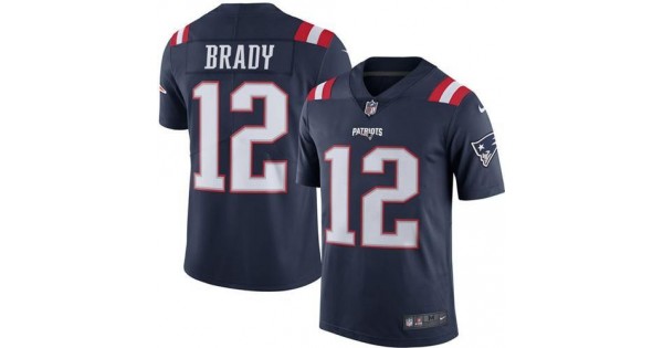 ميكب NFL Jersey Factory-New England Patriots #12 Tom Brady Navy Blue ... ميكب