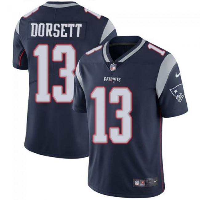New England Patriots #13 Phillip Dorsett Navy Blue Team Color Youth Stitched NFL Vapor Untouchable Limited Jersey