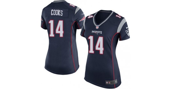 خيام ساكو واسعارها NFL Jersey USA DHL-Women's Patriots #14 Brandin Cooks Navy Blue ... خيام ساكو واسعارها