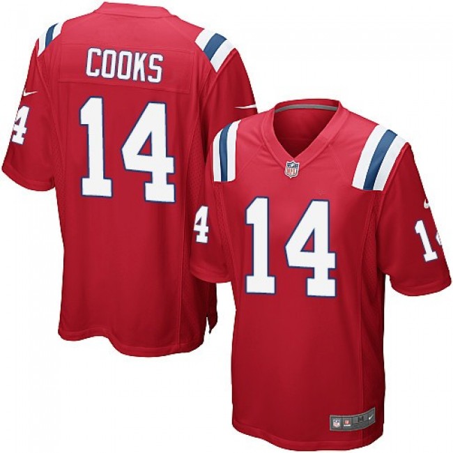 لترجمة Save Up NFL Jersey-New England Patriots #14 Brandin Cooks Red ... لترجمة