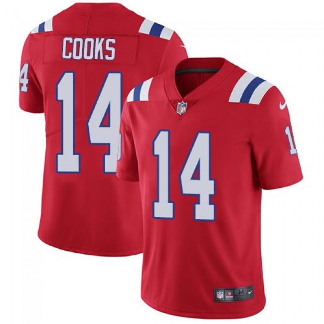 New England Patriots #14 Brandin Cooks Red Alternate Youth Stitched NFL Vapor Untouchable Limited Jersey