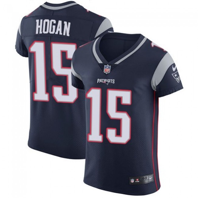Nike Patriots #15 Chris Hogan Navy Blue Team Color Men's Stitched NFL Vapor Untouchable Elite Jersey