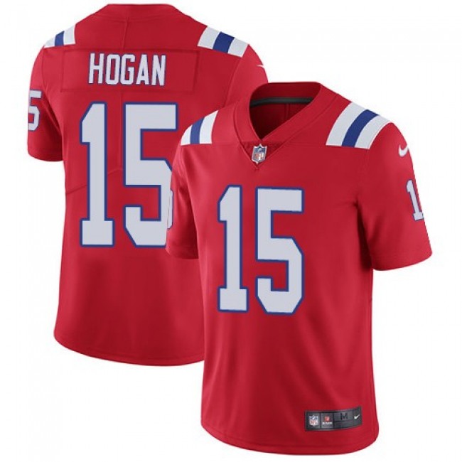Nike Patriots #15 Chris Hogan Red Alternate Men's Stitched NFL Vapor Untouchable Limited Jersey