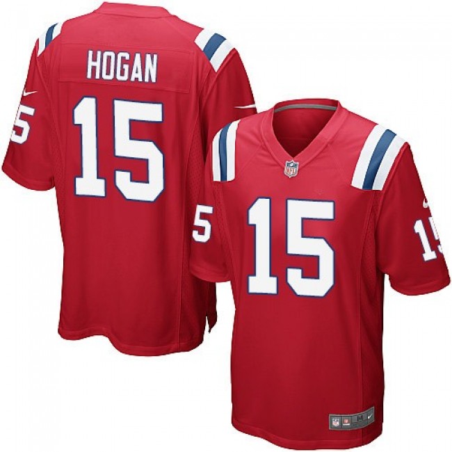 New England Patriots #15 Chris Hogan Red Alternate Youth Stitched NFL Elite Jersey