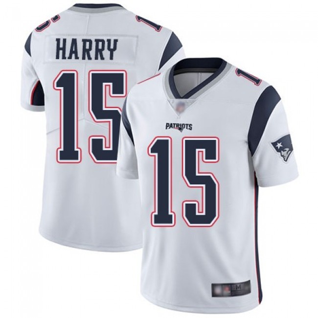 Nike Patriots #15 N'Keal Harry White Men's Stitched NFL Vapor Untouchable Limited Jersey