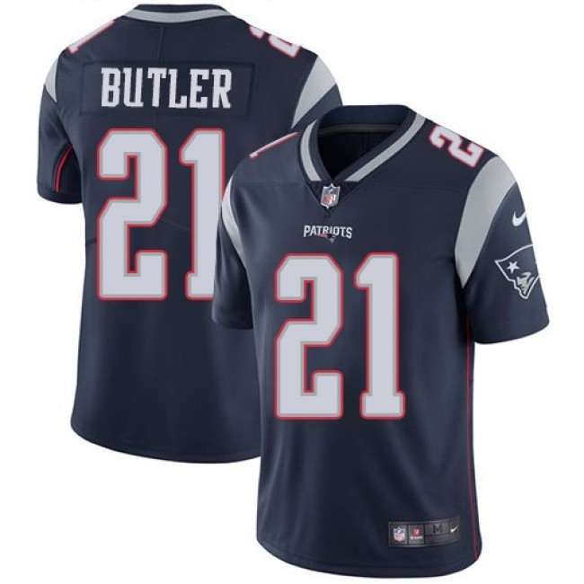 New England Patriots #21 Malcolm Butler Navy Blue Team Color Youth Stitched NFL Vapor Untouchable Limited Jersey