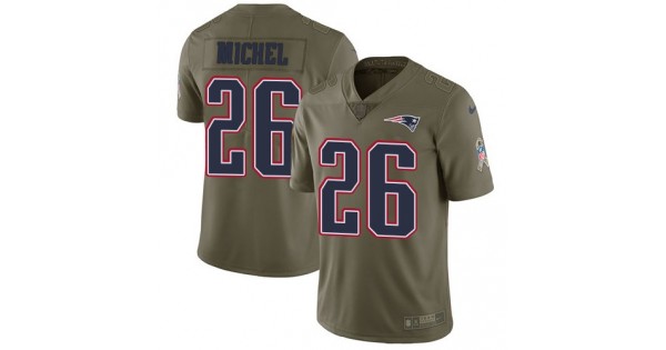 عطر ستيل Men's Nike New England Patriots #26 Sony Michel Olive Camo Stitched NFL Limited 2017 Salute To Service Jersey معالم روما