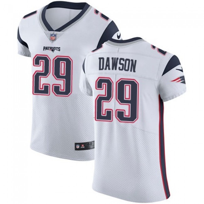 Nike Patriots #29 Duke Dawson White Men's Stitched NFL Vapor Untouchable Elite Jersey
