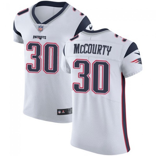 Nike Patriots #30 Jason McCourty White Men's Stitched NFL Vapor Untouchable Elite Jersey