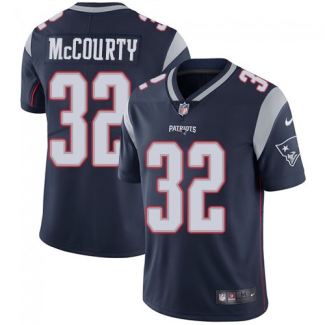 Nike Patriots #32 Devin McCourty Navy Blue Team Color Men's Stitched NFL Vapor Untouchable Limited Jersey
