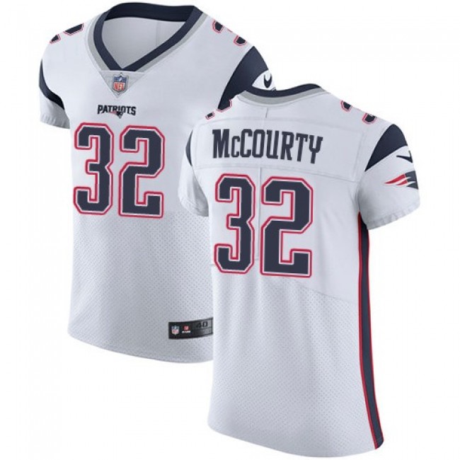 Nike Patriots #32 Devin McCourty White Men's Stitched NFL Vapor Untouchable Elite Jersey
